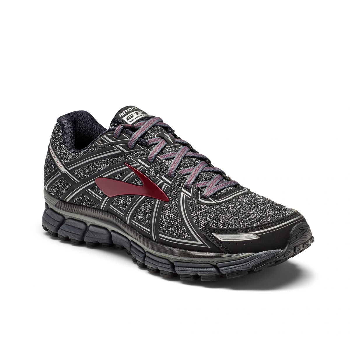 Brooks Men's Adrenaline GTS 17 Running Shoe Metallic Silver - 110241-015