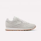 Reebok Women's Classic Leather Shoes, Soft Grey/Chalk/Gum, 9 Medium