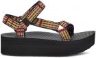 Teva Women's Flatform Sport Sandal Modern Check Lemon Drop- 1008844-MKL