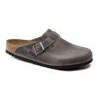 BIRKENSTOCK Unisex Boston Soft Footbed Iron Oiled Leather (regular width) - 1013255