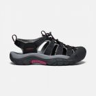 KEEN Women's Newport H2 Sandal Black/Rapberry Wine - 1022801