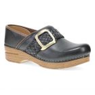 Dansko Women's Pro Braided Clogs Black Leather - 10600026112