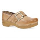 Dansko Women's Pro Braided Clogs Honey Distressed Leather - 10600581212