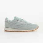 Reebok Women's Classic Leather Shoes, Tranquil Teal/Chalk/Gum