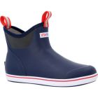 XTRATUF Men's 6" Ankle Deck Boot Navy/Red - 22733