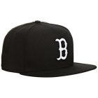 New Era MLB Black with White 59FIFTY Fitted Cap