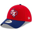 New Era Texas Rangers 39THIRTY Team Classic Stretch Fit Cap, Hat (as1, Alpha, s, m, Small - Medium) Red Blue