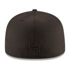 New Era Men's Atlanta Falcons Black on Black 59FIFTY Fitted Hat