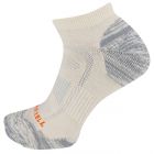 Merrell Unisex Zoned Hiking Low Cut Merino Wool Socks White (1 pair) - MEA33527L1B4001-WHITE
