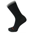 Merrell Unisex Zoned Lightweight Merino Wool Hiking Crew Socks Black (1 pair) - MEA33766C1B4001-BLACK