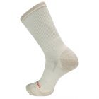 Merrell Unisex Zoned Lightweight Merino Wool Hiking Crew Socks White (1 pair) - MEA33766C1B4001-WHITE
