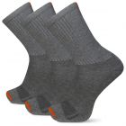 Merrell Unisex Cushioned Cotton Crew Socks Gray Heather (3 pairs) - MEA33564C3U2001-GRAYH