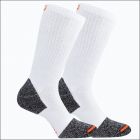 Merrell Men's Cotton Safety Toe Boot Work Sock White (2 pairs) - MEA33639C2B2001-WHITE
