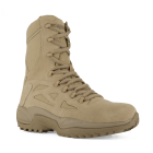 Reebok Work Men's 8" Rapid Response Soft Toe Stealth Boot with Side Zipper Desert Tan - RB8895