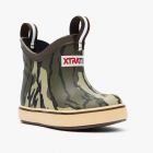 XTRATUF Unisex Kids Ankle Deck Boot Mossy Oak Bottomlands - XKABMOB-MOSSY