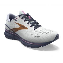 Brooks Women's Ghost 15 Running Shoe Spa Blue/Neo Pink/Copper