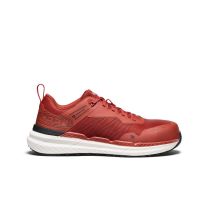 KEEN Utility Men's Speedworks Carbon-Fiber Toe EH Athletic Work Shoe  Red Ochre/Black - 1030755