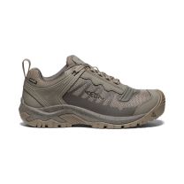 KEEN Utility Men's Reno KBF Soft Toe Waterproof Work Shoe Brindle/Morel - 1027112