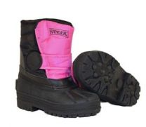 Ranger Kids' Addison Waterproof Insulated Snow Boots Black/Pink - RPC334-PNK