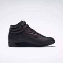 Reebok Women's Freestyle Hi High Top Sneakers for Women, Black or White Basketball and Tennis Shoes