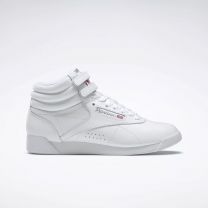 Reebok Women's Freestyle Hi Sneaker White/Silver - 100000103