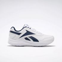 Reebok Men's Walk Ultra 7 DMX MAX Extra-Wide Shoe White/Collegiate Navy/Collegiate Royal - 100001149