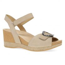Dansko Women's Stella Sandal Sand Milled Nubuck Leather - 10003640300
