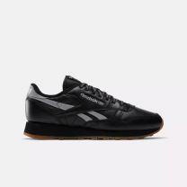 Reebok Men's Classic Leather Places + Faces Sneaker Black/Silver/White - 100201810