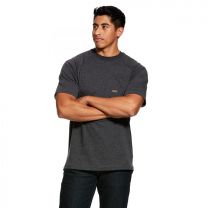 Ariat Men's Rebar Cotton Strong T-Shirt Charcoal Heather - 10031018