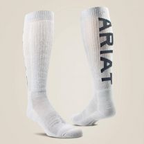 Ariat Women's Over The Calf Midweight Western Boot Sock Grey - AR2345-050 (10038256)