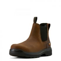 ARIAT WORK Men's Turbo Chelsea CSA Waterproof Carbon Toe Work Boot Rich Brown - 10060897