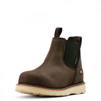 ARIAT WORK Women's 5.5" Rebar Wedge Chelsea Soft Toe EH Waterproof Work Boot Grey - 10061118