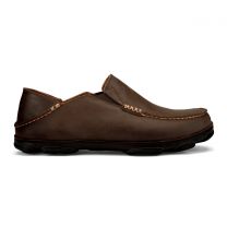 OluKai Men's Moloa Slip-On Dark Wood/Dark Java - 10128-6348