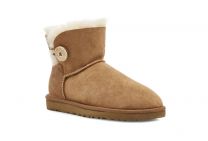 UGG Women's Mini Bailey Button II Boot Chestnut - 1016422-CHE