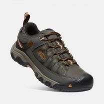 KEEN Men's Targhee III Waterproof Hiking Shoe Black Olive/Golden Brown - 1017784