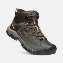 KEEN Men's Targhee III Mid Waterproof Hiking Boot Black Olive/Golden Brown - 1017787