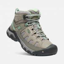 KEEN Women's Targhee Vent Mid Hiking Boot Fumo/Quiet Green - 1018589