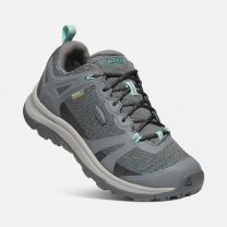 KEEN Women's Terradora II Waterproof Hiking Shoe Steel Grey/Ocean Wave - 1022346