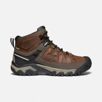 KEEN Men's Targhee III Mid Waterproof Hiking Boot Chestnut/Mulch - 1023030