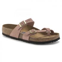 BIRKENSTOCK Women's Mayari Soft Footbed Old Rose Nubuck (regular width)  - 1023964