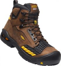 KEEN Utility Men's Troy 6" Carbon Fiber Toe Waterproof Work Boot Dark Earth/Black - 1025696