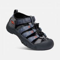 KEEN Unisex Big Kids' Newport H2 Sandal Steel Grey/Black - 1026277