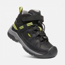 KEEN Unisex Little Kids' Targhee Waterproof Boot Black/Steel Grey  - 1026297