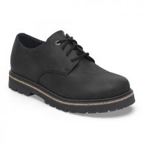 BIRKENSTOCK Men's Highwood Lace Low Shoes Black Oiled Leather (regular width) - 1028173