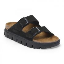 Papillio by BIRKENSTOCK Women's Arizona Chunky Black Suede (narrow width) - 1028403