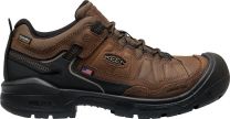 KEEN Utility Men's Targhee IV Carbon Composite Toe Waterproof Work Shoes Dark Earth/Black - 1032251