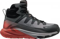 KEEN Utility Men's Targhee Blur Mid Carbon Toe Waterproof Work Boot Steel Grey/Black - 1032261