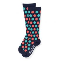 KLOGS Footwear Women's Compression Socks Dots Navy Multi - 00110504150