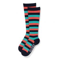 KLOGS Footwear Women's Compression Socks Stripe Multi Navy - 00110504151