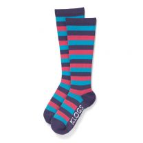 KLOGS Footwear Women's Compression Socks Stripe Multi Purple Reign - 00110504153
